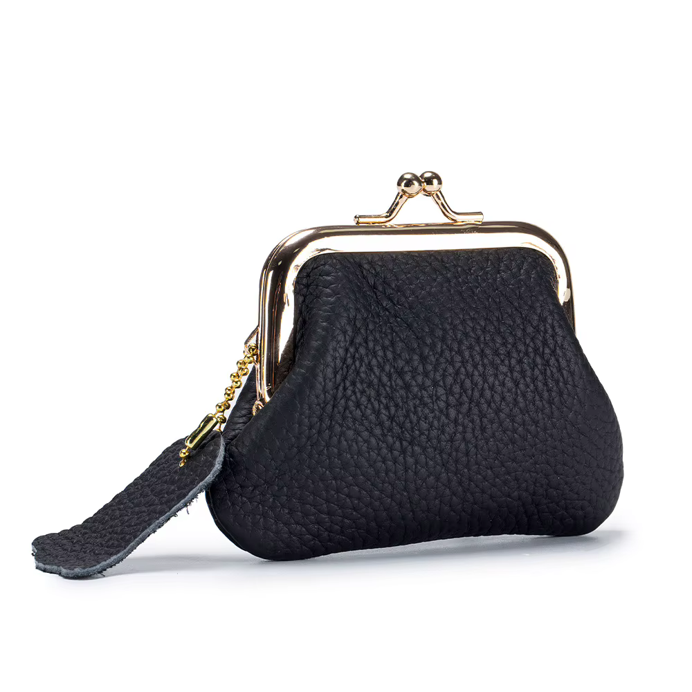 Portefeuille court vintage en cuir véritable pour femme, lettres personnalisées, mini porte-monnaie,