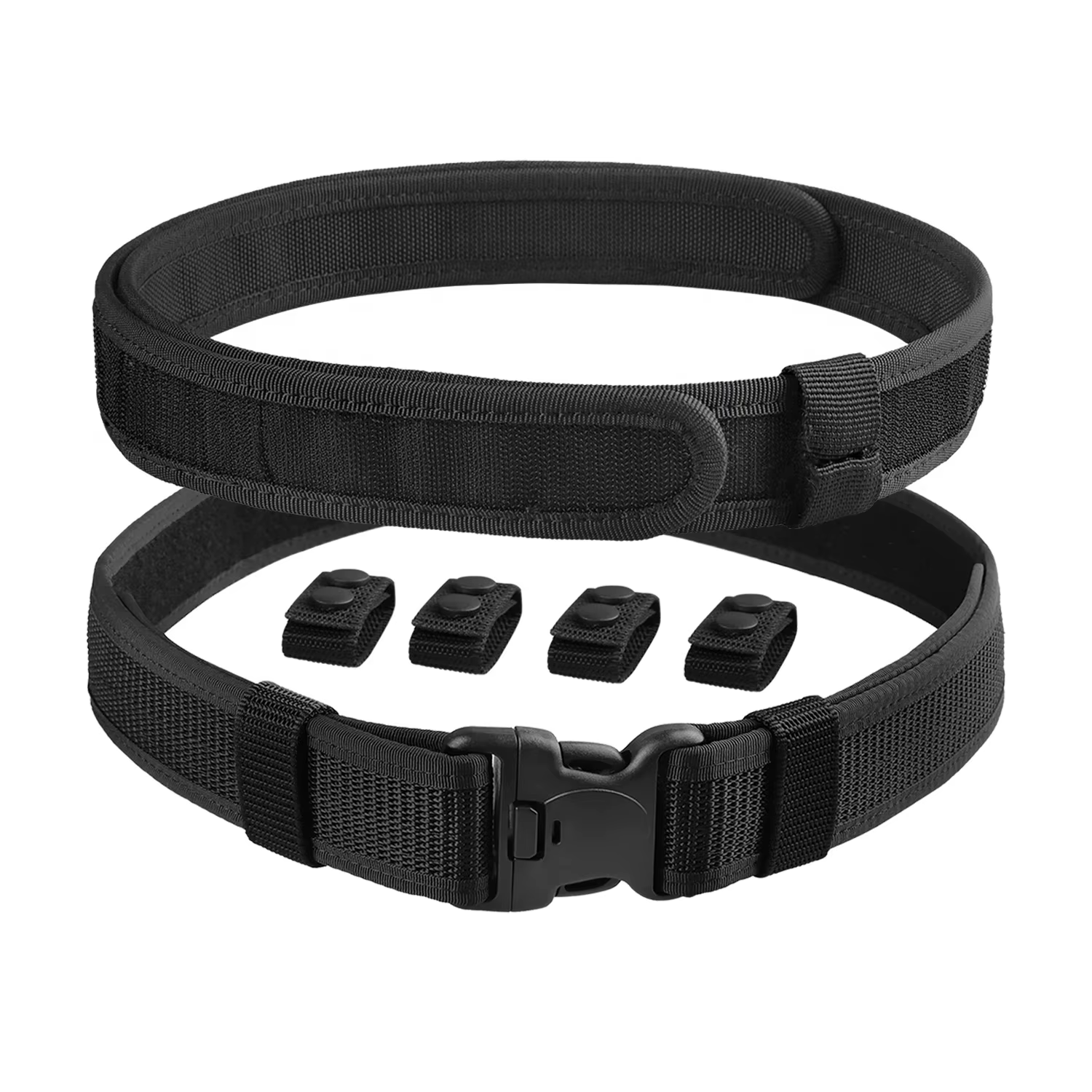 Ceinture tactique 2 en 1, boucle à dégagement rapide, ceintures MOLLE pour hommes, largeur 5CM