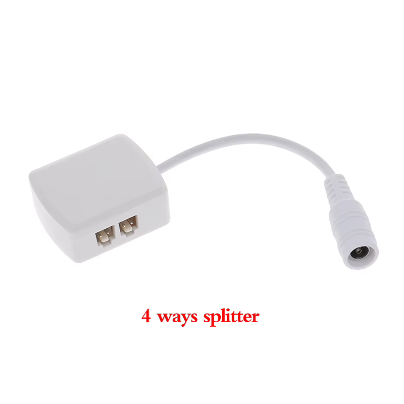 ShuBox-airies Splitter avec prise mâle, adaptateur d'éclairage d'armoire LED, connecteurs de globali