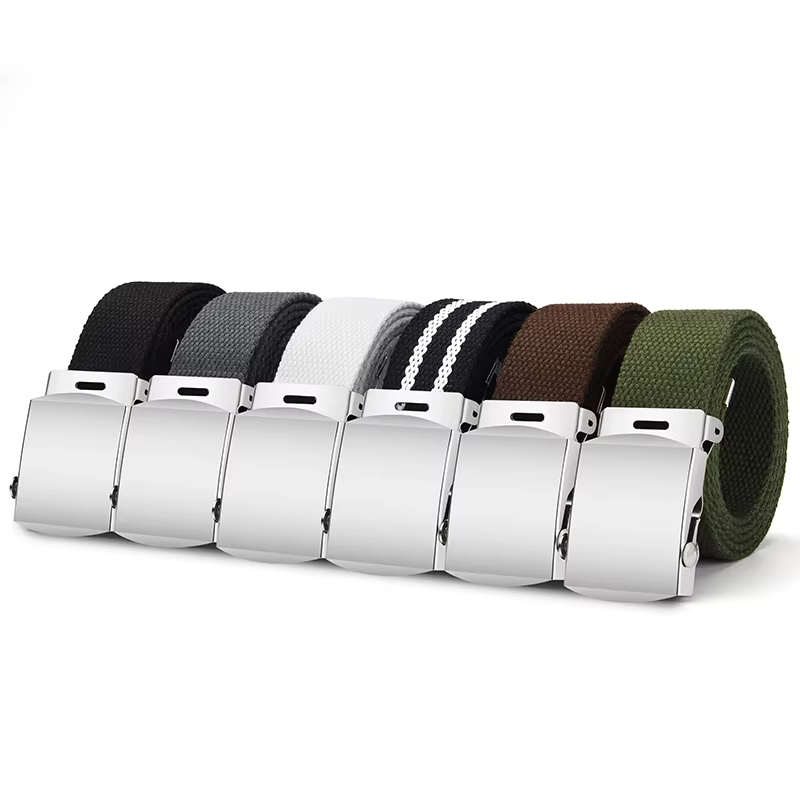 Ceinture en Toile pour Homme et Femme, 1 Pièce, Nouvelle Mode Unisexe, Dulwaist, 3.0cm