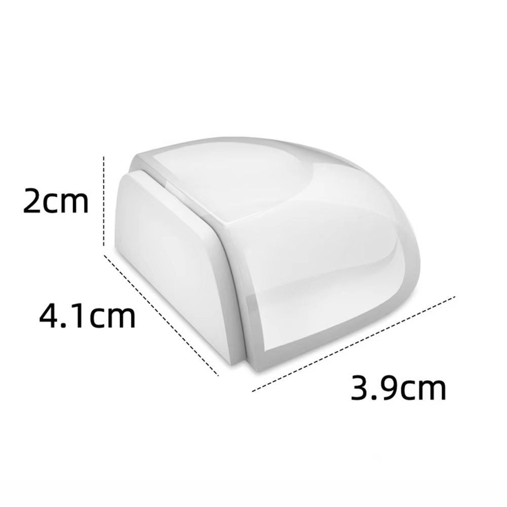 Butoir de porte auto-adhésif transparent sans poinçon, support de porte, butée de porte pour la prot