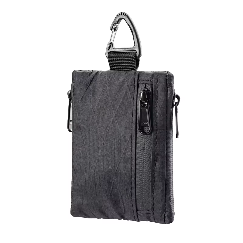 Portefeuille multi-poches EDC à 5 compartiments, petite pochette porte-clés et porte-monnaie avec fe