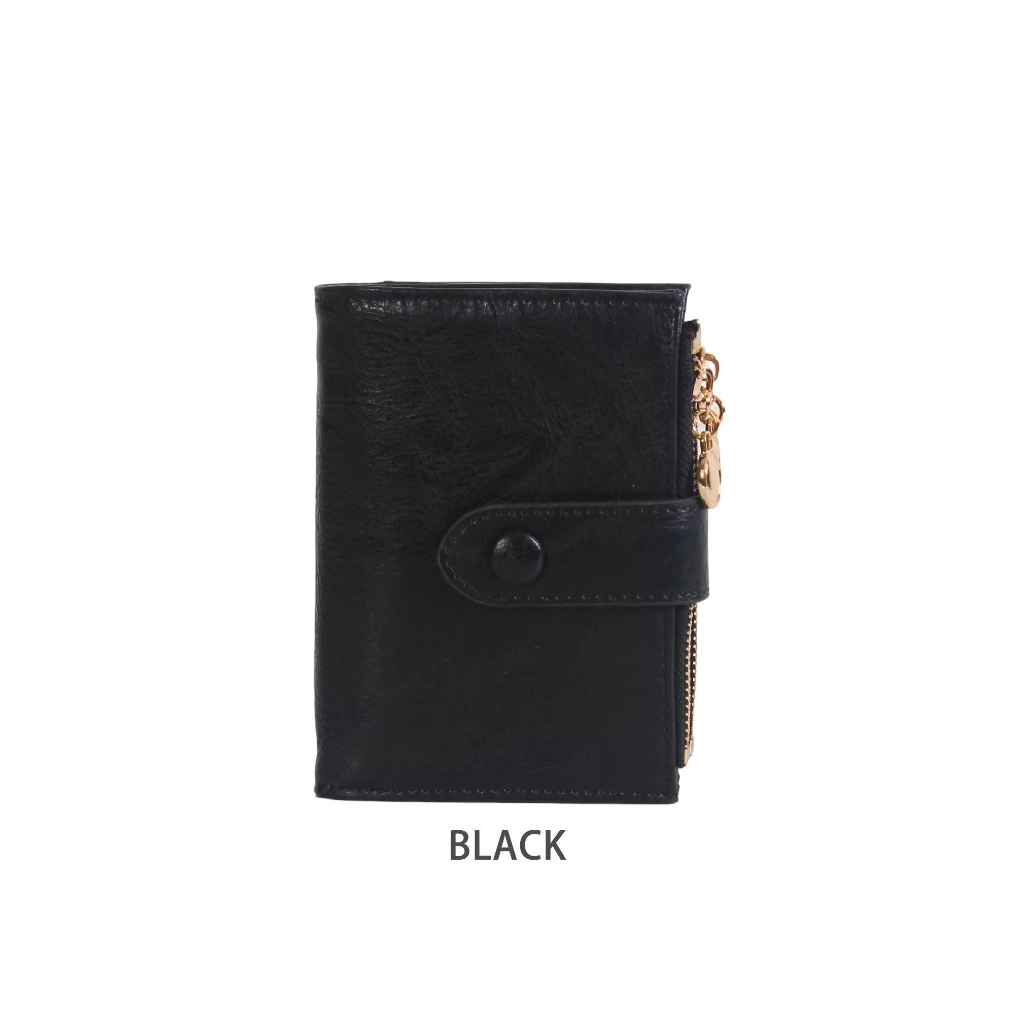 Portefeuille court vintage pour femme, porte-cartes de crédit - 17 emplacements pour cartes, minimal