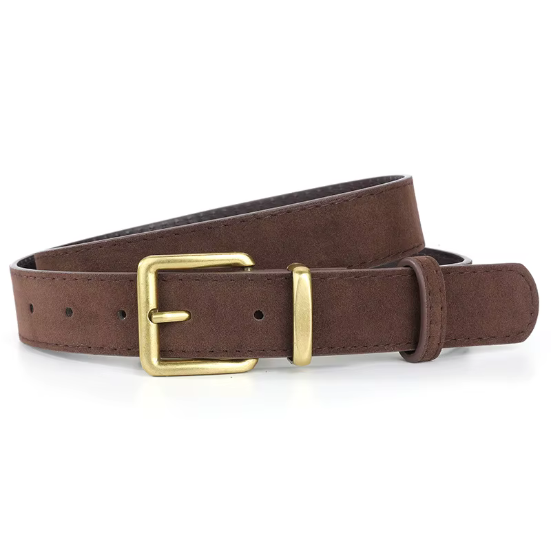Ceinture en daim pour femmes, costume décoratif Vintage, jean, déplacement, décontracté, sensation h
