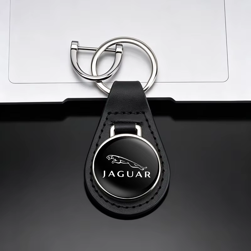Porte-clés de voiture, accessoires, pendentif, anneaux métalliques pour Jaguar X S F XF XE XJ XK XEL