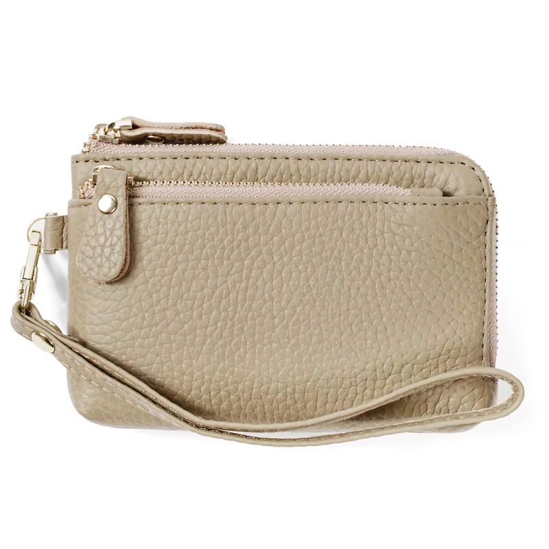 Portefeuille en cuir PU de Style européen et américain pour femmes, porte-cartes multi-compartiments
