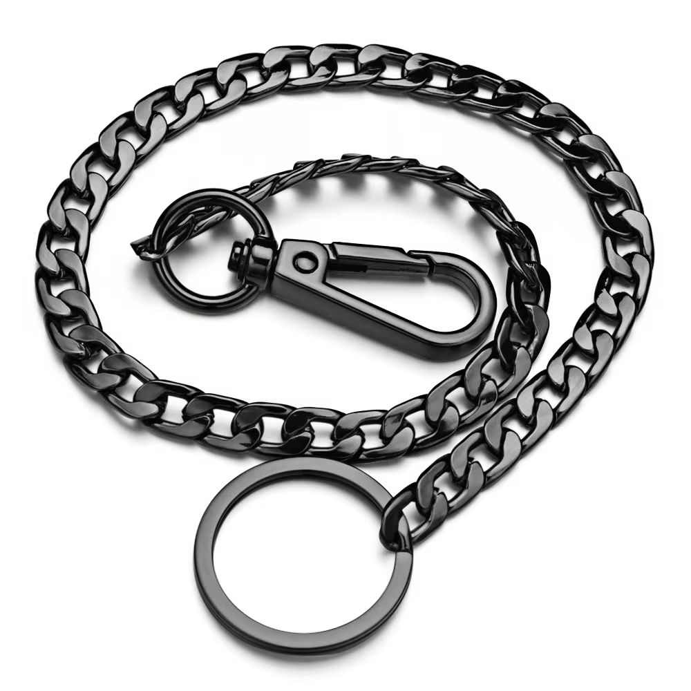 Porte-clés en métal de 42CM de Long, ceinture, chaîne, Rock Punk, pantalon Hipster, Jean HipHop, bij