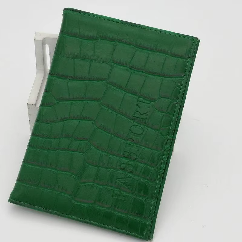 Portefeuille de passeport fonctionnel et imperméable en cuir PU avec emplacements supplémentaires po
