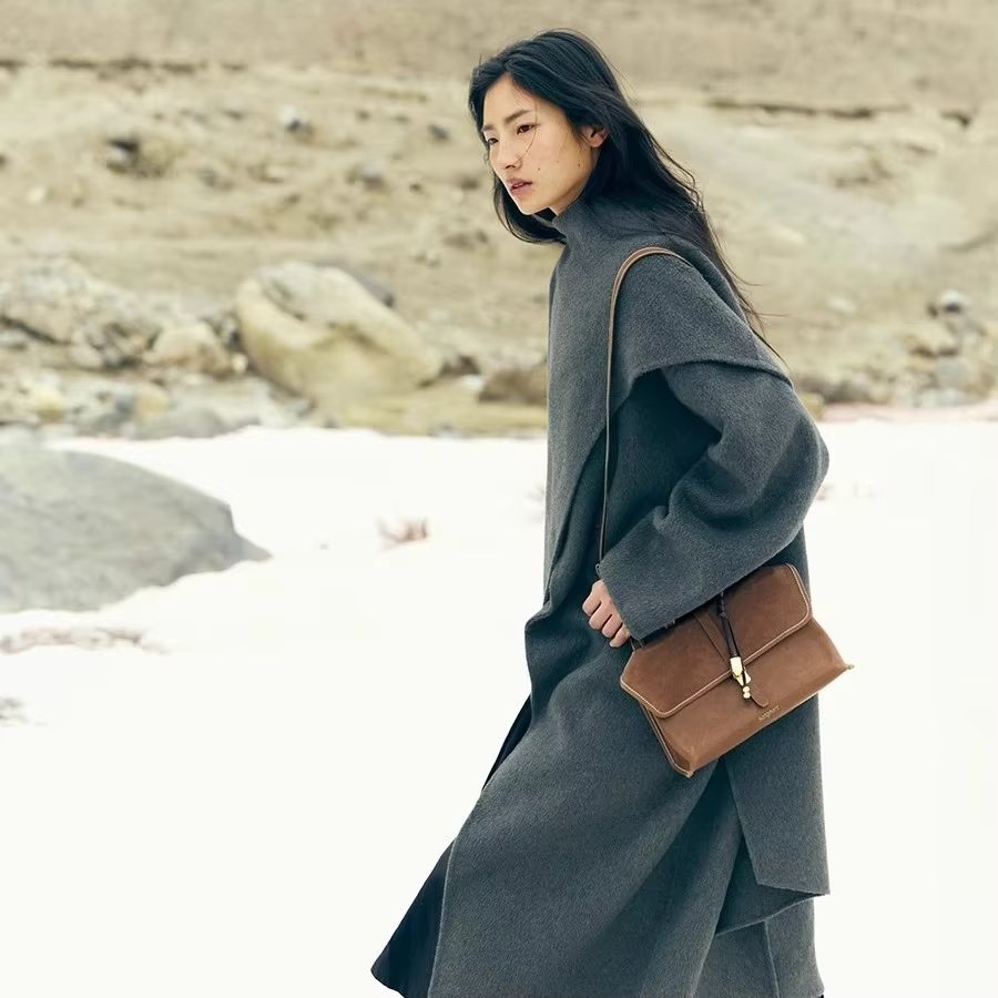 Songmont – petit sac à bandoulière de voyage en cuir de vache tanné végétal, sac à bandoulière