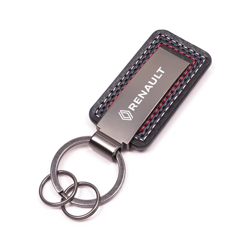 Porte-clés de luxe en daim/métal pour hommes et femmes, porte-clés à la mode pour Renault Megane 2 3