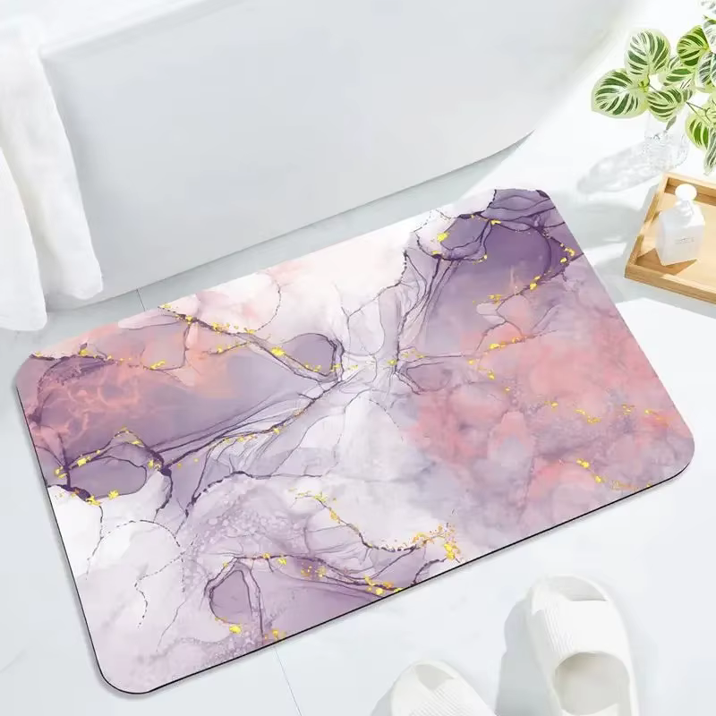 Polymères colorés de porte de bergame de marbre, décoration à la maison, HOFloor