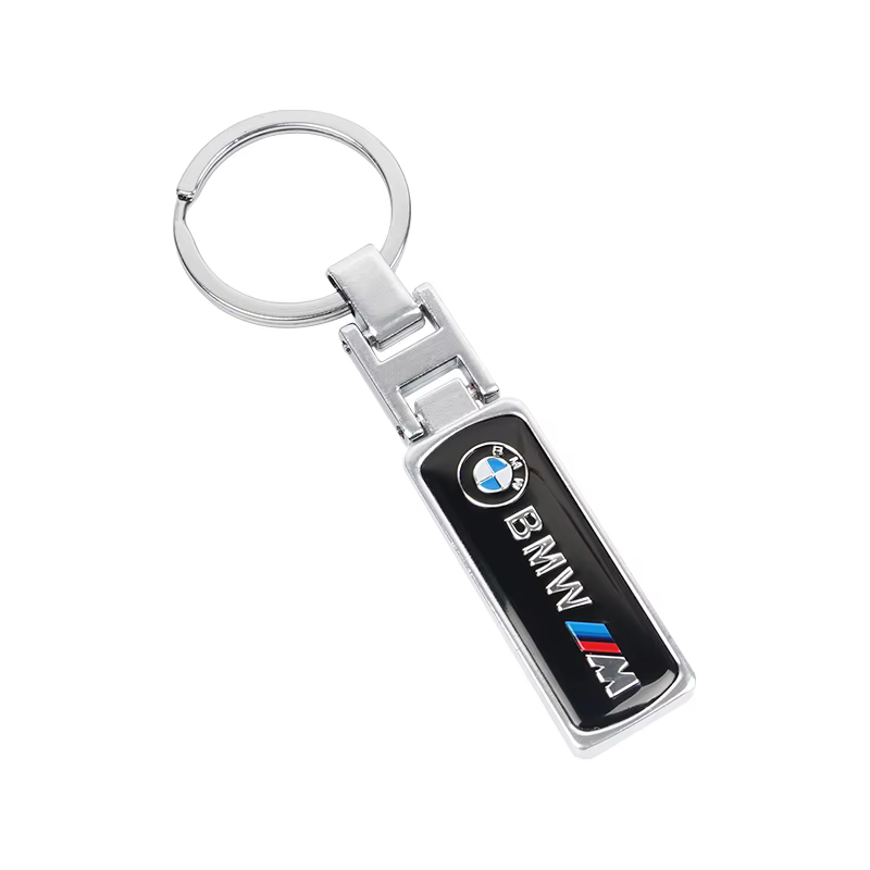 Porte-clés en alliage pour voiture BMW, pendentif en caoutchouc, accessoires pour BMW M E46 E90 E60 