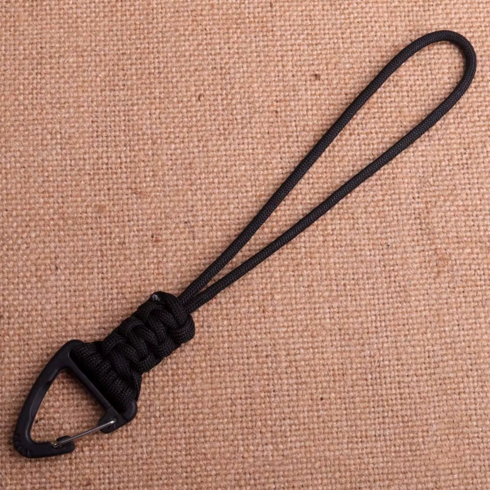 Porte-Clés Triangle en Paracorde Anti-Perte, Haute Résistance, Tressé, Tissé, 20cm, Parachute Stable