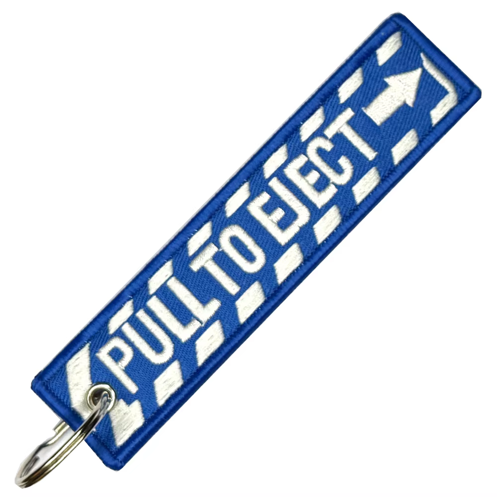 [Kwikasfuki] Porte-clés logo pour moto, porte-clés de voiture, cadeaux, broderie double face, porte-