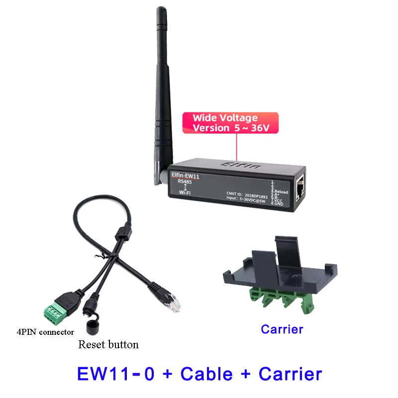 Port série RS485 vers serveur convertisseur WiFi, dispositif IoT, prise en charge MQTT Modbus