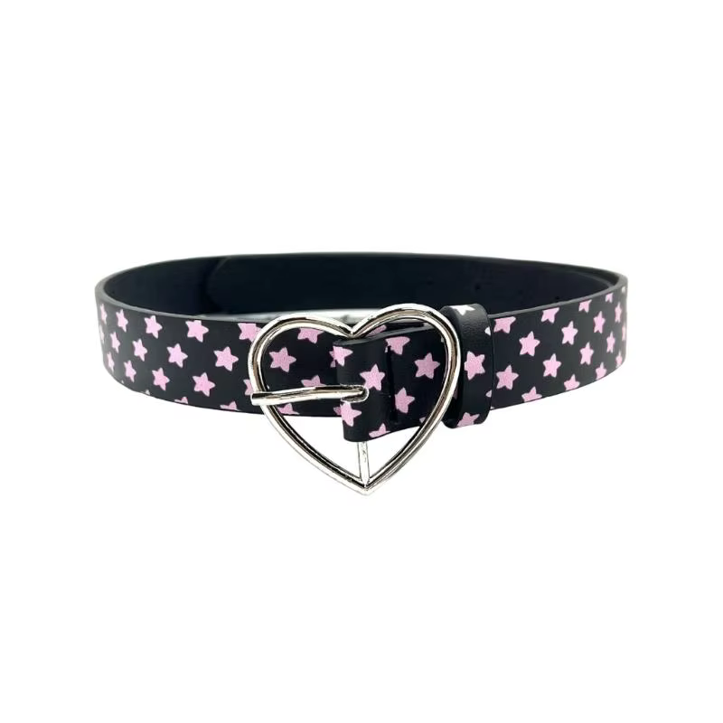 39BD – ceinture à fermoir en forme d'étoile cœur, ornement taille moderne pour usage quotidien, esse