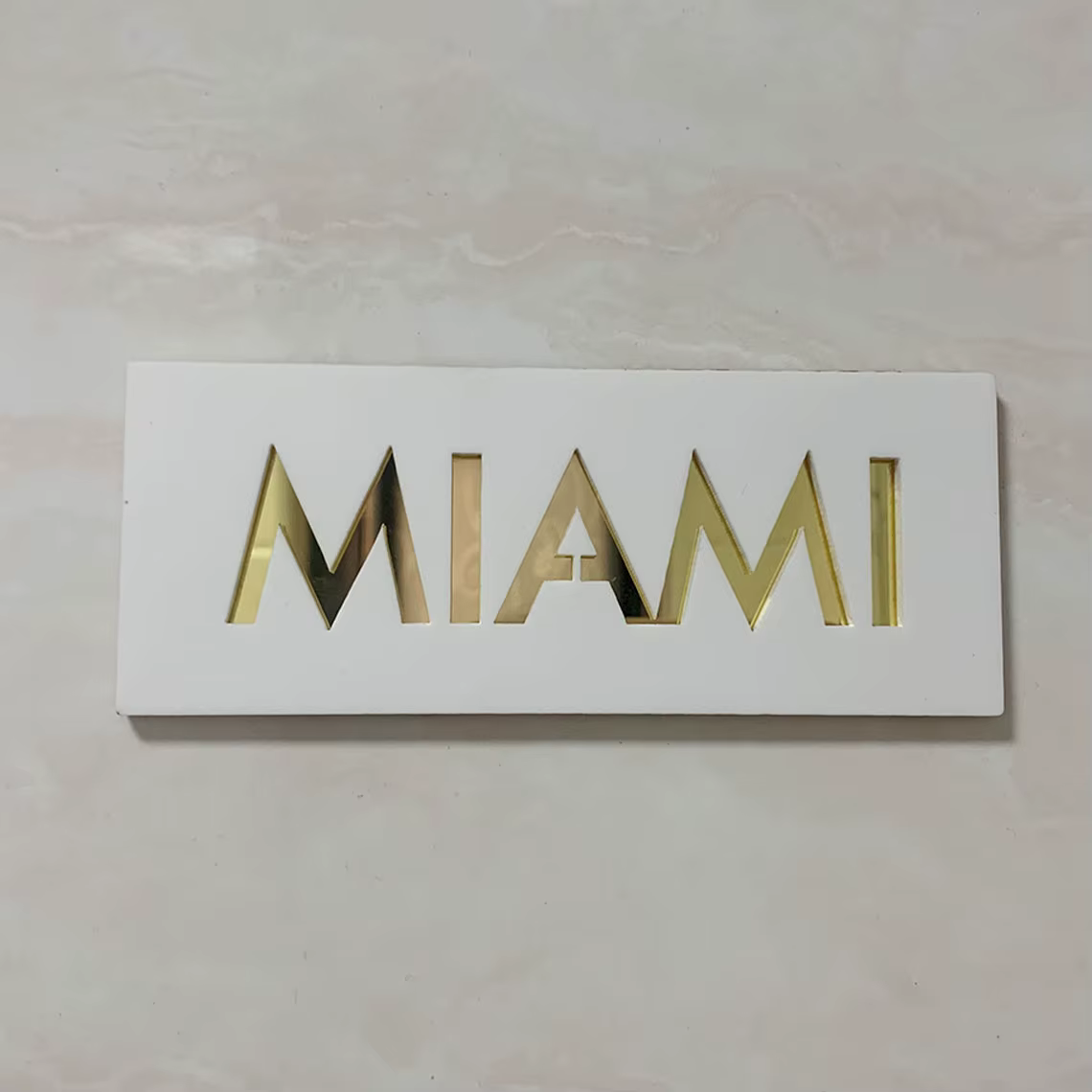 Plaque de porte en acrylique personnalisée avec numéro de maison, lettre moderne personnalisée, nom 