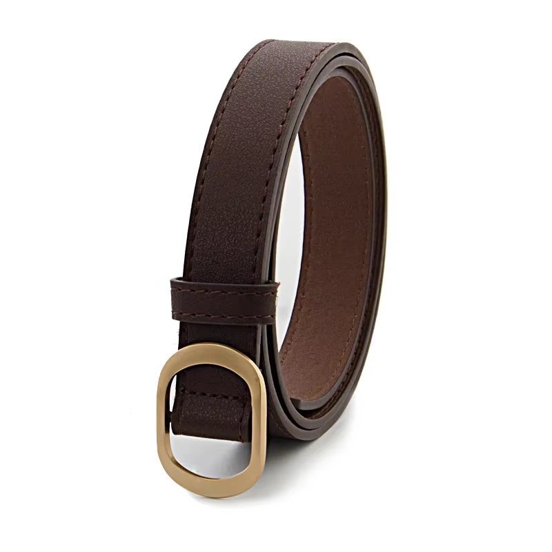 Ceinture à la mode de couleur unie pour femmes, pour jeans et robes, ceinture de taille au Design Si