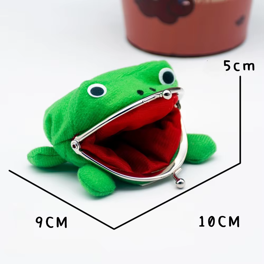 Porte-monnaie en cuir PU Anime Naruto Green Frog, collection d'ornements, porte-monnaie, portefeuill
