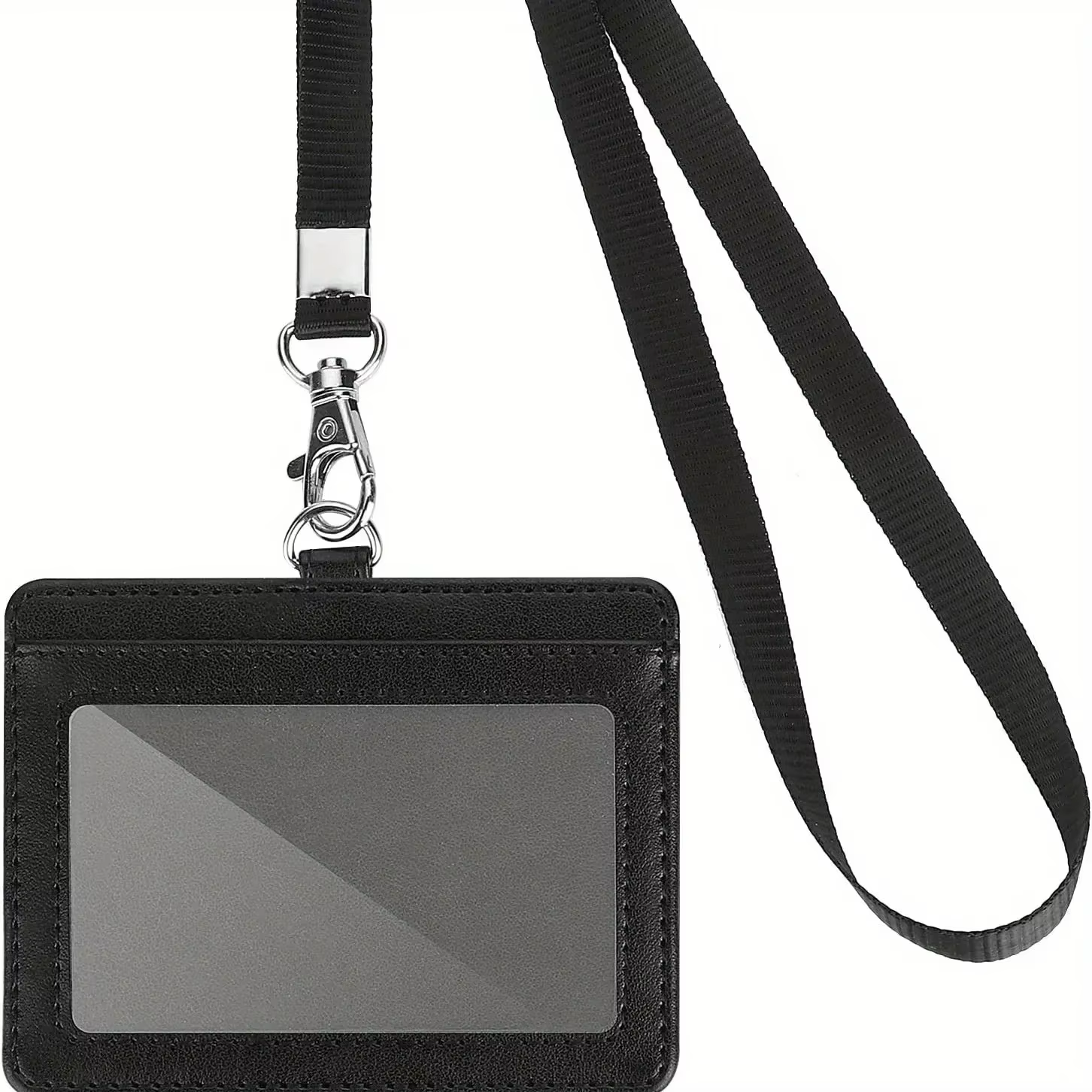 Porte-cartes de crédit rétractable, porte-documents, porte-cartes, lanière solide, badge, bobine, fo
