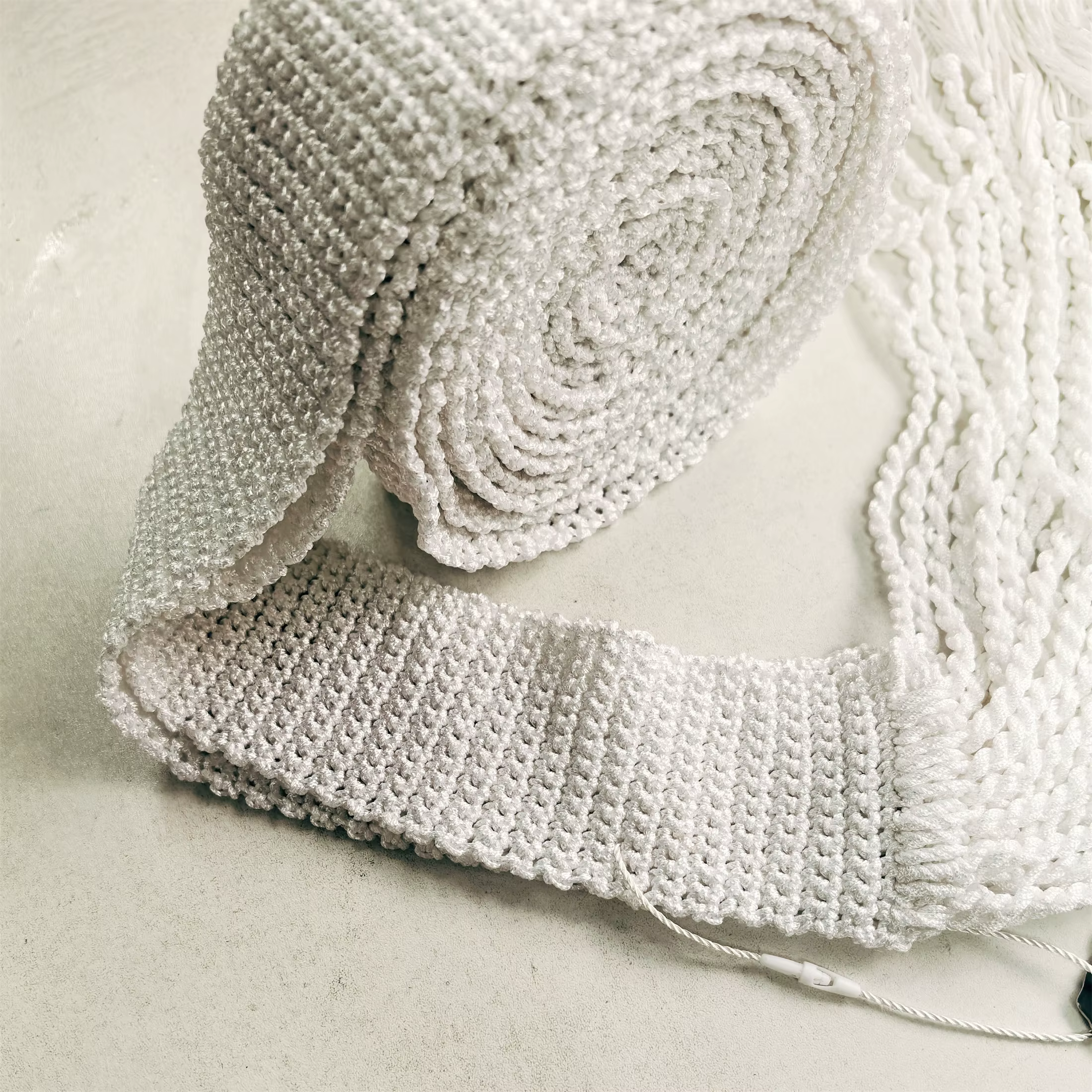Ceinture blanche faite à la main, prix de gros d'usine