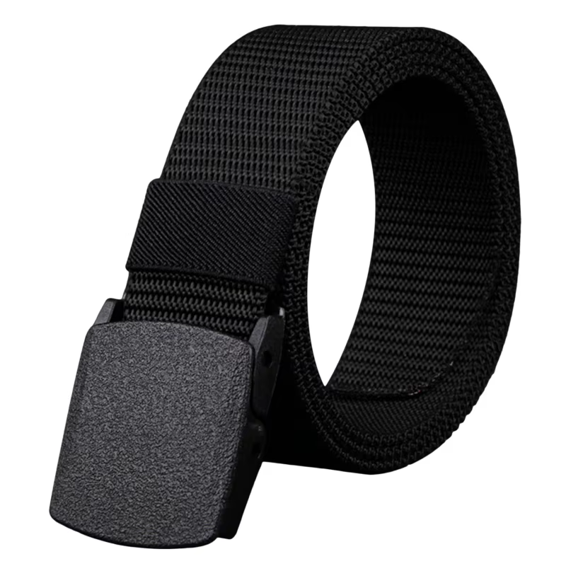 Ceinture pour hommes décontracté léger respirant tactique extérieur boucle automatique entraînement 