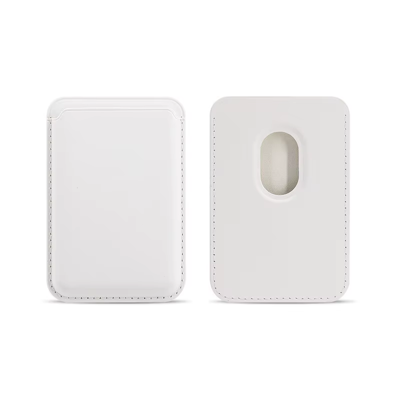 Porte-cartes magnétique en cuir PU, étui pour cartes d'identité, support adhésif pour téléphone port