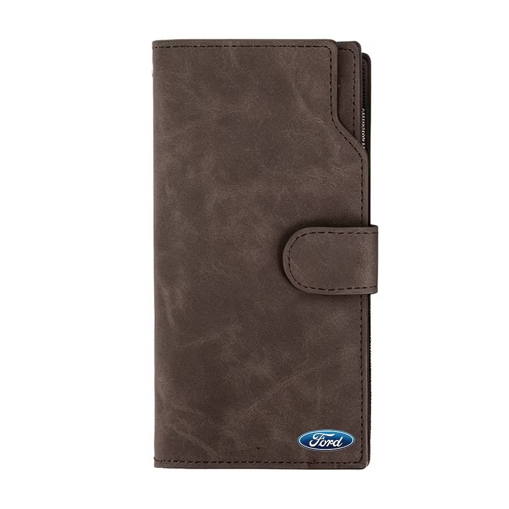 Porte-cartes de crédit, étui de rangement pour permis de conduire, portefeuille, pour Ford Focus Fie