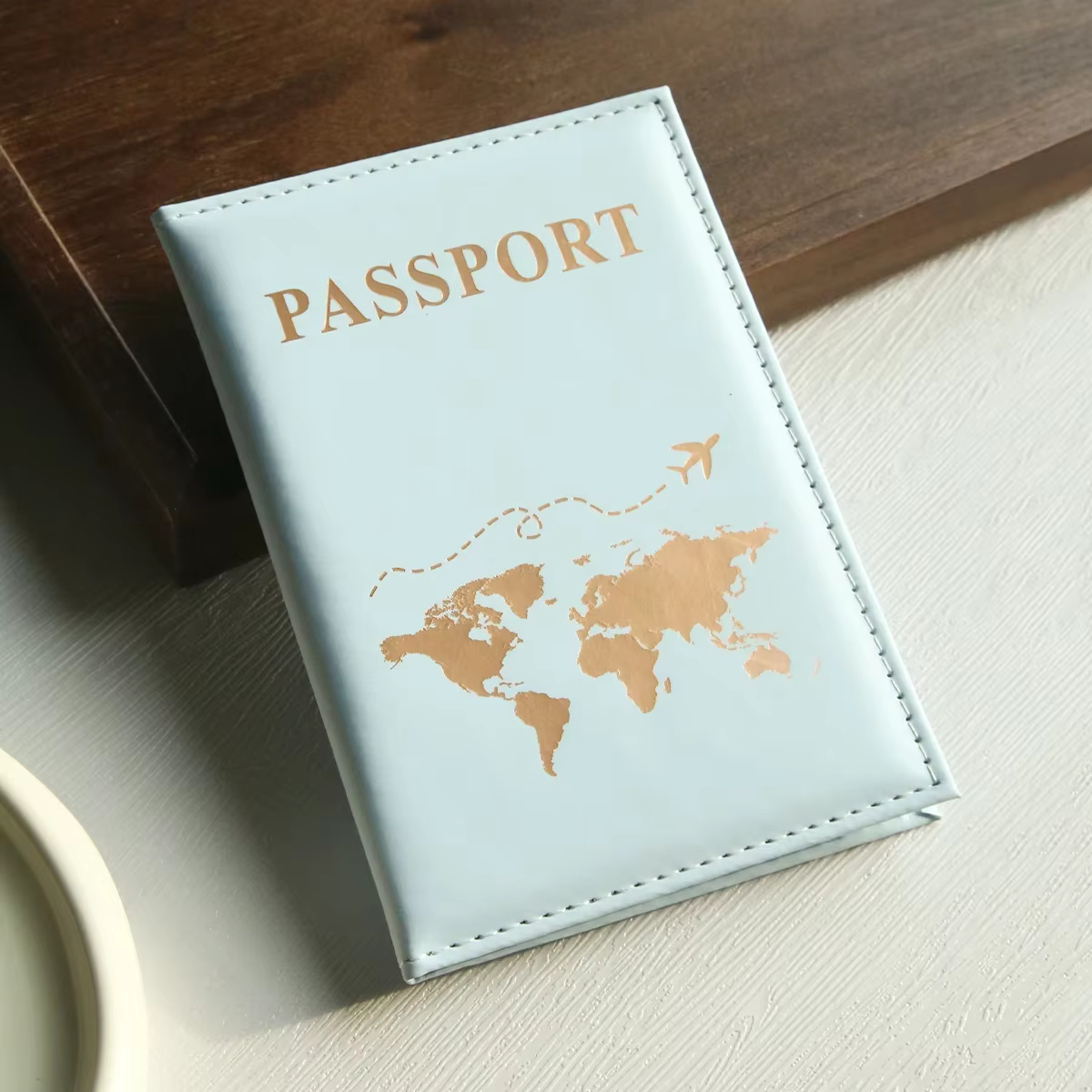 Porte-passeport mince, carte de cheval, porte-passeport en PU, voyage essentiel, croisière, porte-pa
