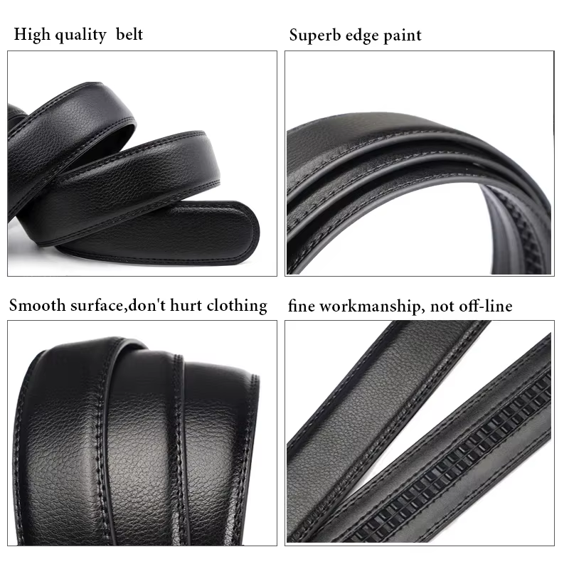DINISITON – ceintures pour hommes d'affaires, ceintures de marque de luxe authentiques, boucles méta