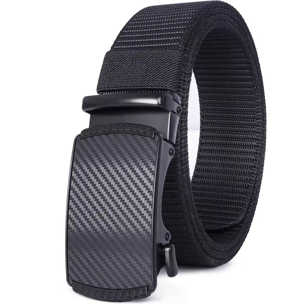Ceinture en nylon respirant pour hommes et femmes, ceinture en cuir, designer Cowboy, extérieur, Dul