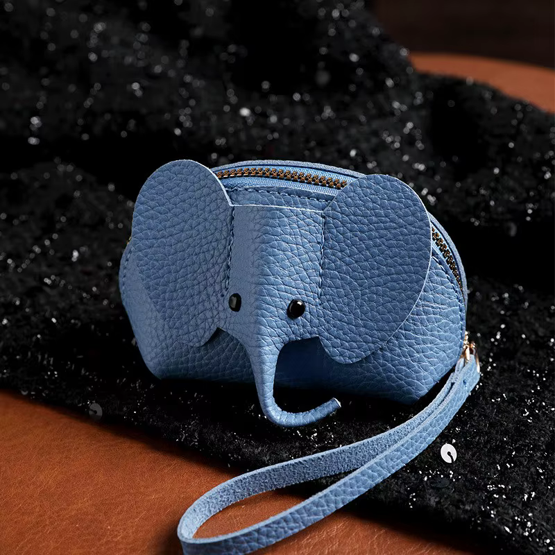 Thaïlande bébé éléphant portefeuille Cosplay Anime Pu sac à main éléphant japonais sac à dos pendent