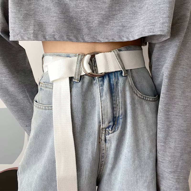 Ceinture en toile pour hommes, boucle ardillon en métal de luxe, ceintures tressées en Nylon tactiqu