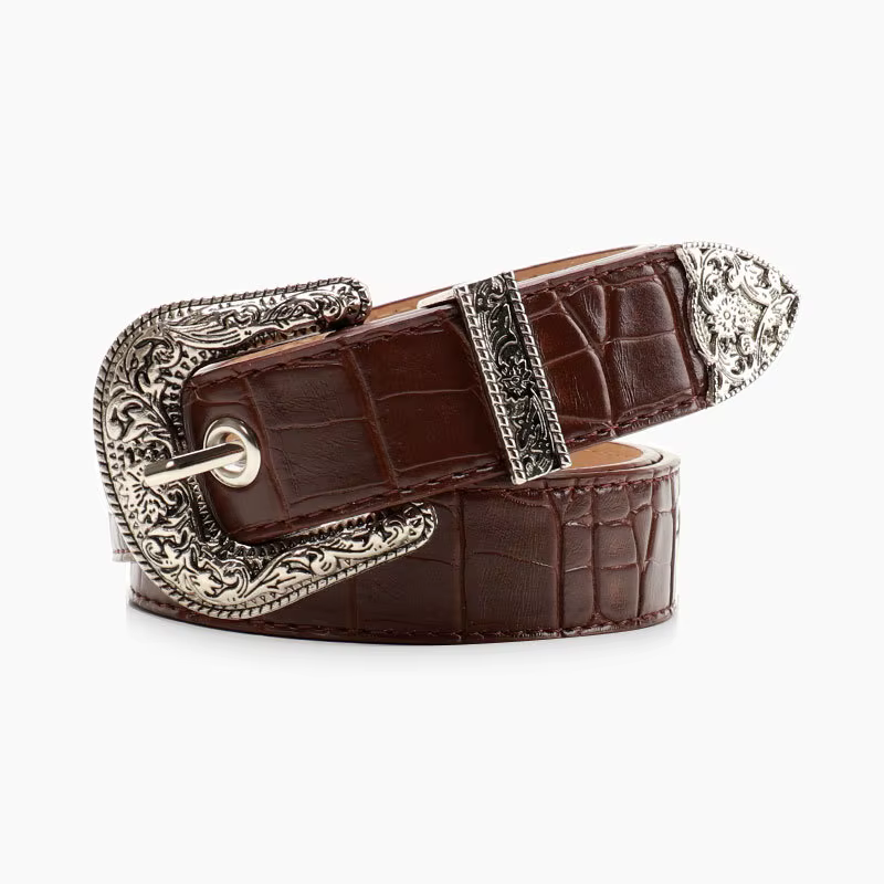 Ceinture gothique rétro noire pour femmes, accessoires pour jeans décontractés, Hip Hop Y2k, boucle 