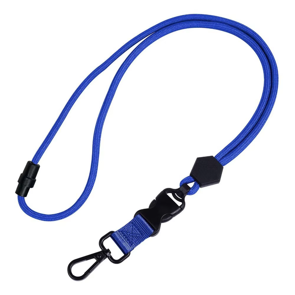 Collier Solide en Métal et Polyester pour Homme et Femme, Corde d'Identification, Danemark ge Réglab