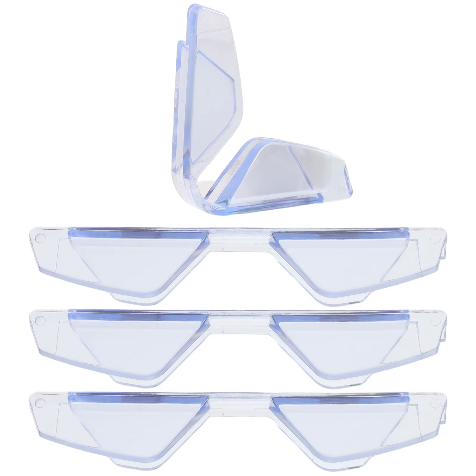 4 protections de seuil de porte de voiture en PVC souple, installation facile sans outils, anti-coll