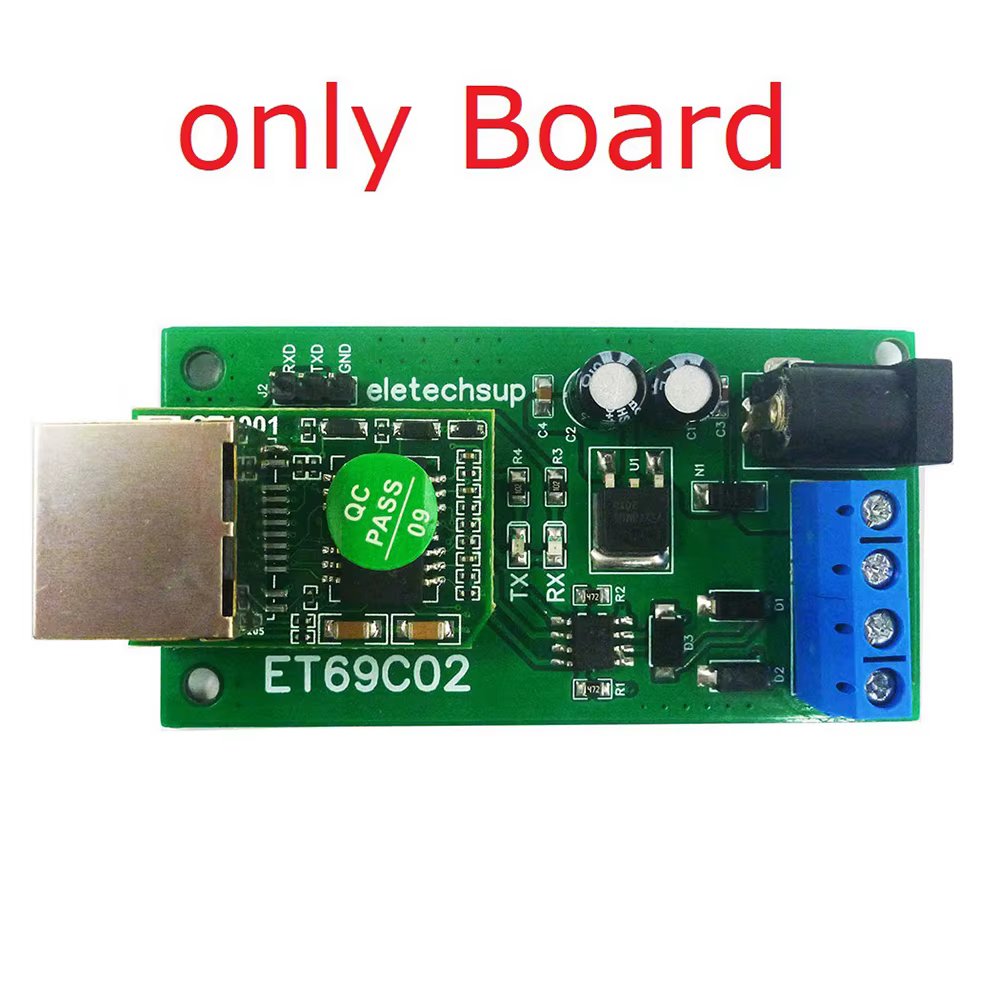 MQTT-Modbus RTU Tech Ethernet Network IP RJ45 to RS485, convertisseur de bus pour Modbus RTU Master,