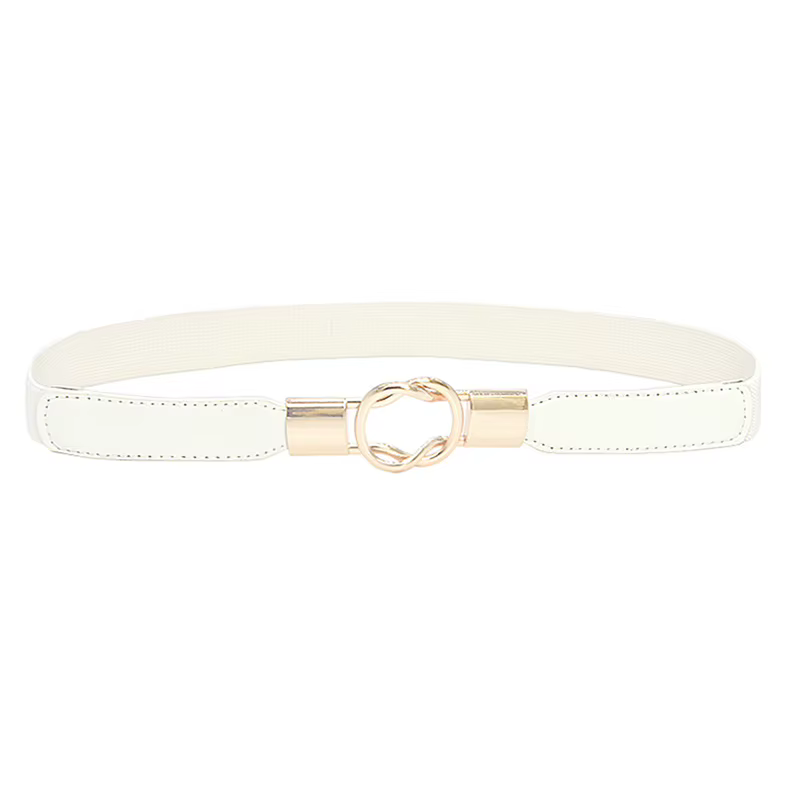 Ceinture élastique fine pour femme, ceinture ronde commandée, ceintures élégantes, ceintures de cuir