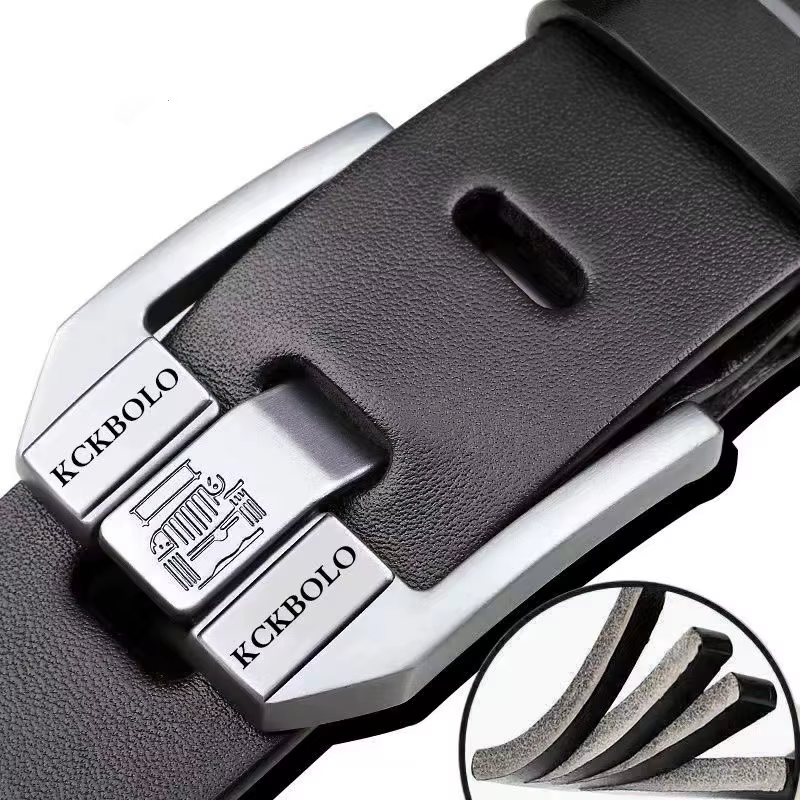 Ceinture pour hommes de haute qualité à la mode en cuir véritable bussines femmes ceinture et messie