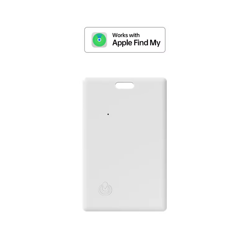 Carte de suivi de portefeuille mince, étiquette intelligente, fonctionne avec Find My (iOS uniquemen