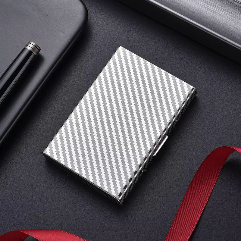 Portefeuille minimaliste pour hommes et femmes - Portefeuille fin anti-RFID, résistant aux rayures,