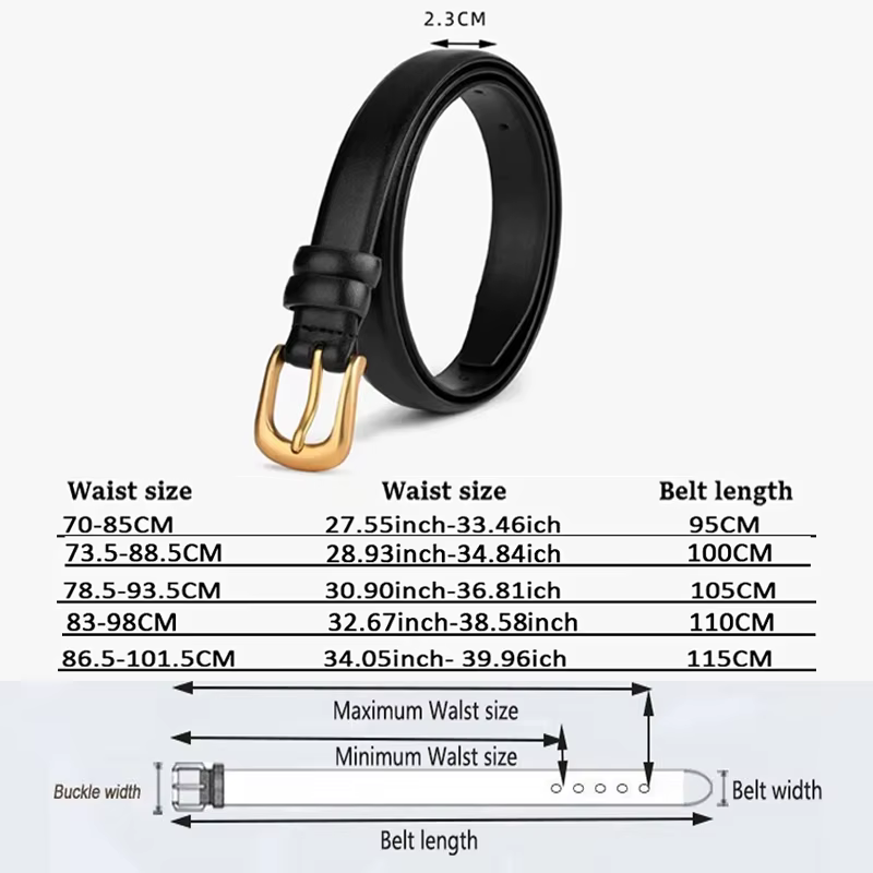 FJBelt-Ceinture de taille pour femme, designer de luxe, marque de mode, jeans, broche, noir, marron,