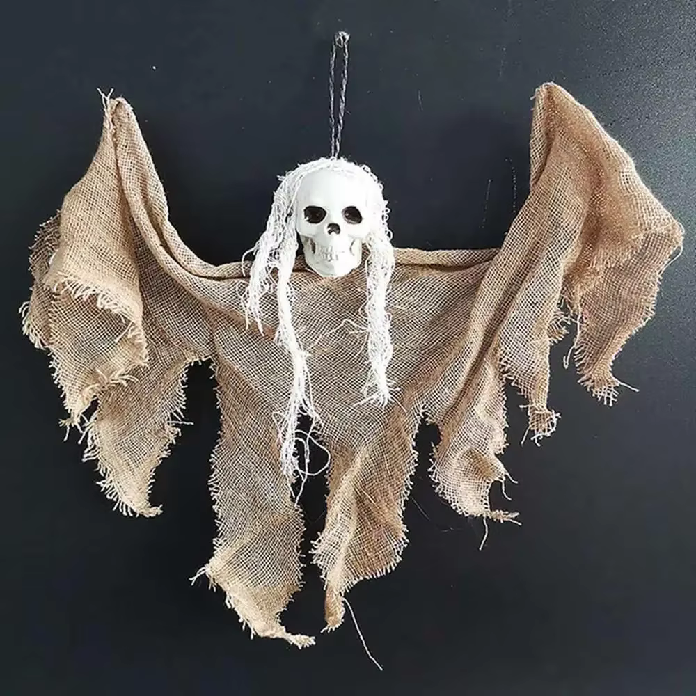 Mini Fantômes Zvisés pour Halloween, Décoration de Porte de Maison Hantée, Bar KTV, Horreur, Escales