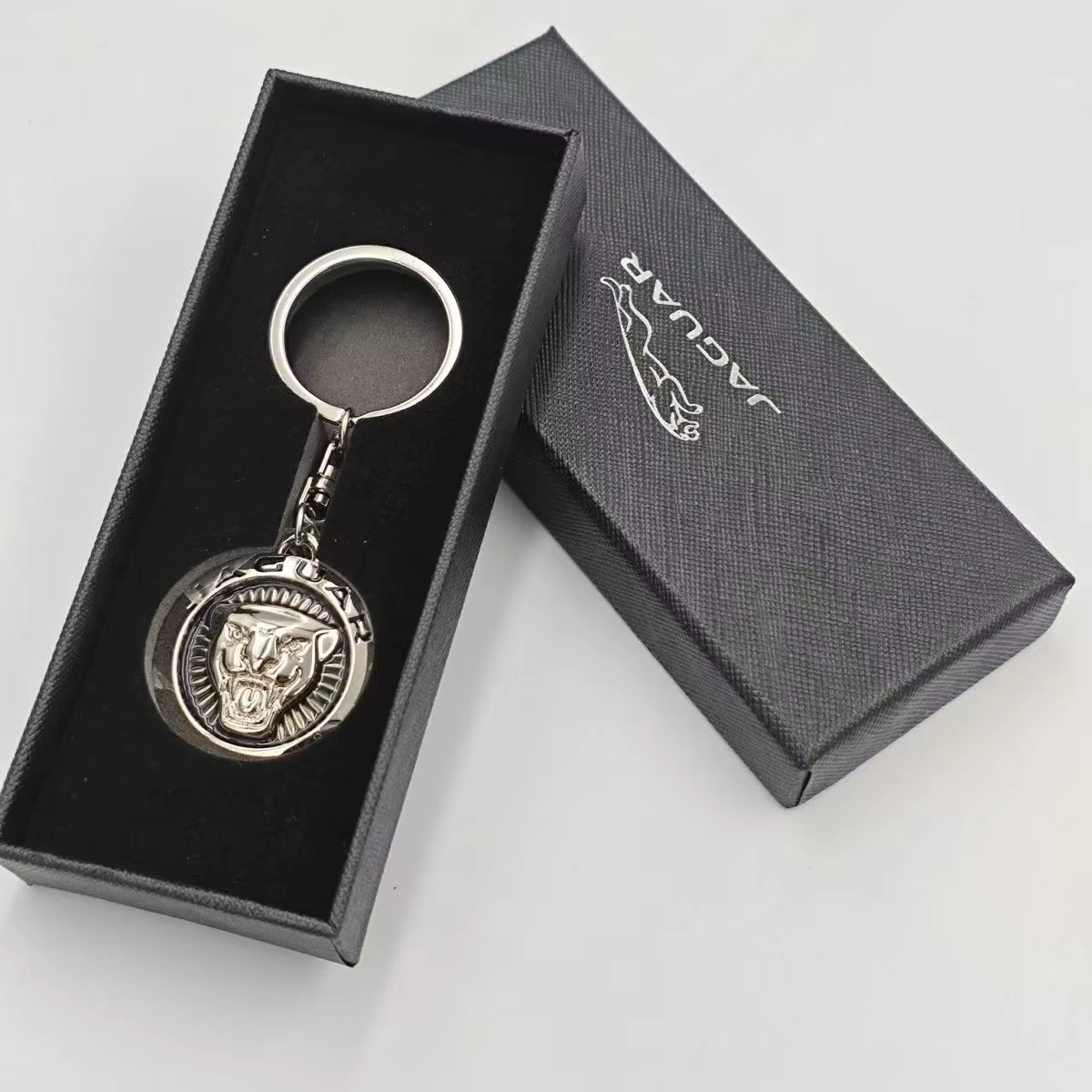 Porte-clés 3D compact et pratique, tout nouveau, pour Jaguar XEL XFL XJL XJ6 XJS XKR XFR F-Type F-Pa