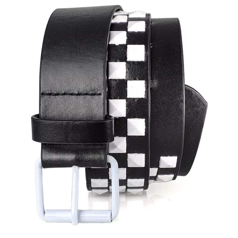 1Pc à la mode unisexe Rivet ceinture Punk HipHop Rock Y2K Style Dopamine couleur beau rue décontract