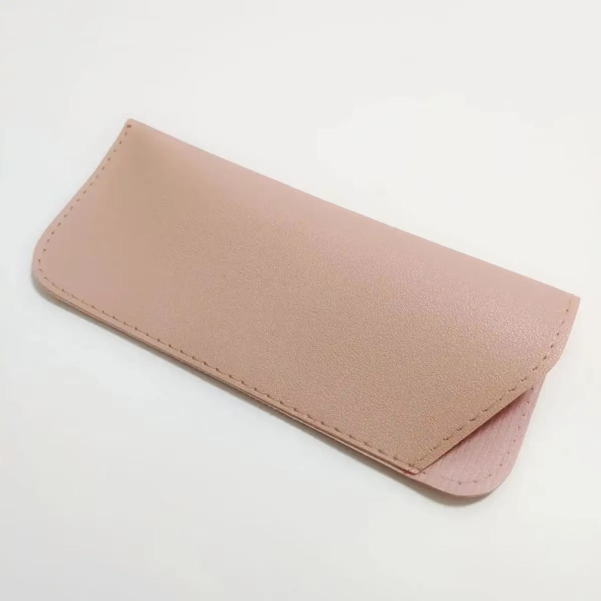 1pc Étui à lunettes souple en cuir PU tendance, étui à lunettes de lecture, housse de protection por