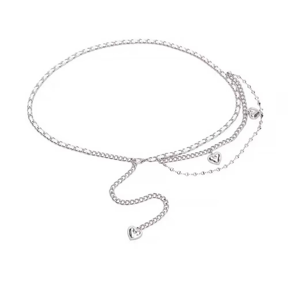 Ceinture de perles multicouche élégante, accessoire de taille, chaînes de taille polyvalentes, style