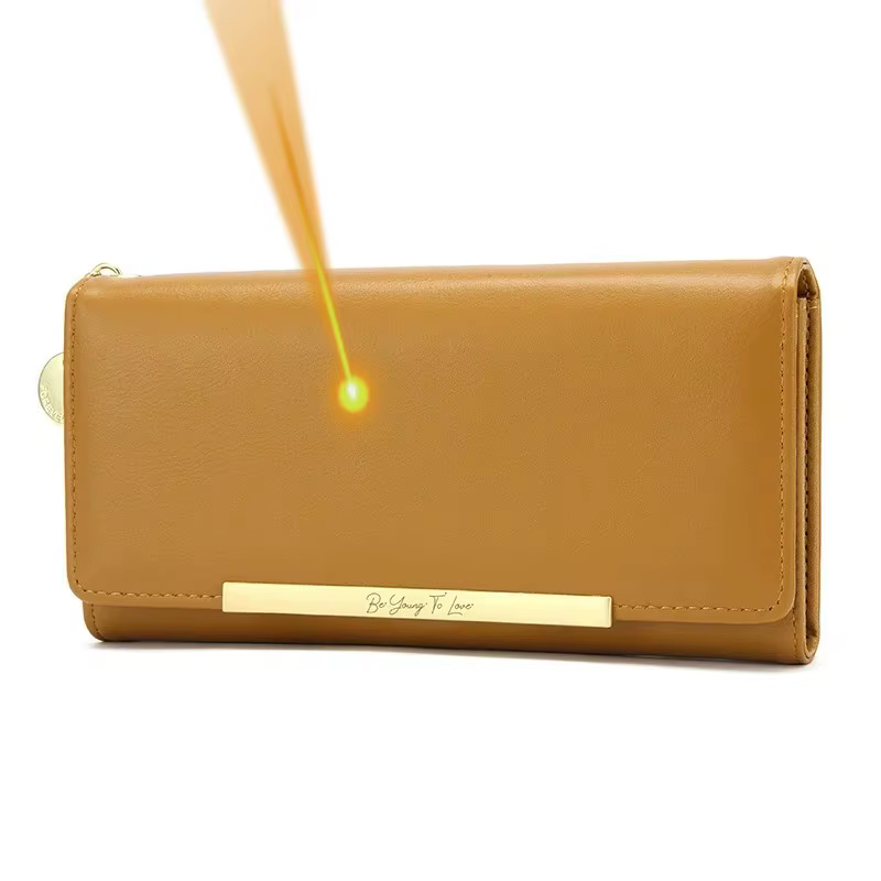 Portefeuille personnalisé pour femme avec photo et texte, porte-monnaie en cuir personnalisé avec fe