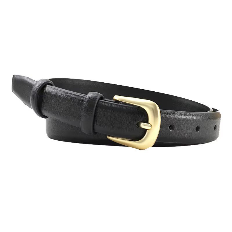 Ceinture femme mode boucle ardillon ceinture fine véritable luxe ceinture souple femmes avec pantalo