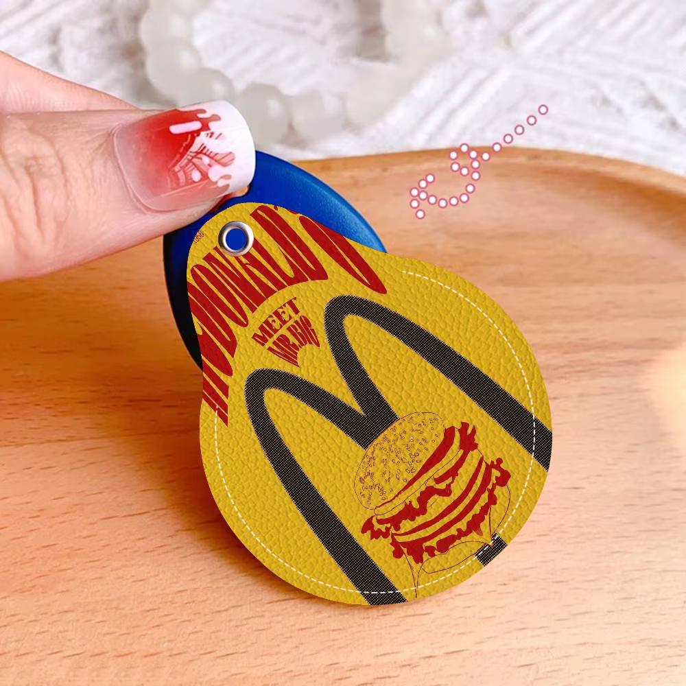 Porte-cartes en PU M-MCDONALD-S de la célèbre marque Cool, porte-clés, porte-étiquettes d'accès pour